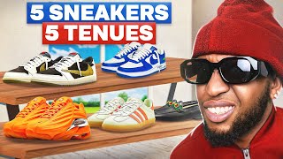 5 SNEAKERS POUR 5 OUTFIT [upl. by Nayt262]