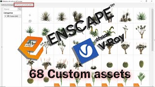 03 Custom assets  Pack Plantas deserticas  Esncape amp Vray 6 [upl. by Lavery611]