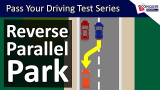 Reverse Parallel Parking Made Easy  Driving Test Manoeuvre in Great Britain [upl. by Notla]