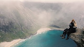 HIKING amp A FREEZING SWIM IN LOFOTEN  Cornelia [upl. by Sumerlin]