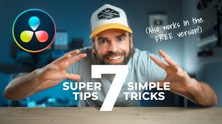 7 SUPER SIMPLE Editing Tips amp Tricks for Better Videos FREE Version DaVinci Resolve 19 Tutorial [upl. by Uphemia]