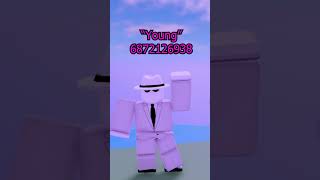 Full song of quotYoungquot By Vacations roblox robloxfyp robloxmusiccode robloxedit shorts [upl. by Aivatnwahs235]