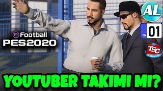 YOUTUBERLERDEN TAKIM KURMAK  PES 2020 TANTUNİSPOR ANALİG 1 [upl. by Ola721]