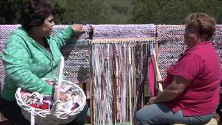 Rag Rug Weaving [upl. by Ssegrub267]