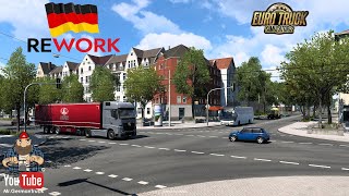 Euro Truck Simulator 2  Deutschland Rework Kassel [upl. by Eudoca]