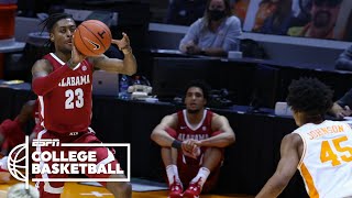 Alabama upsets No 7 Tennessee HIGHLIGHTS  ESPN College Basketball [upl. by Novej]