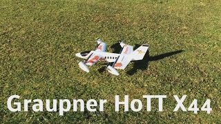 Graupner Hott X44 Senkrechtstarter Testflug [upl. by Adnawuj680]