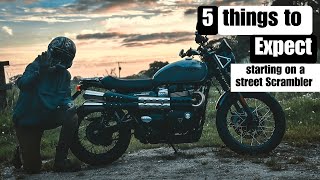 5 Things you need to know before buying a Triumph Street Scrambler  MotoVlog S1 Ep03 [upl. by Ahsyle]