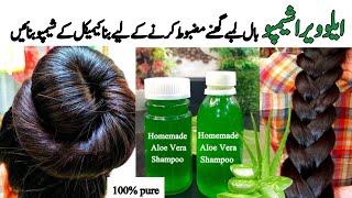 Homemade Aloe Vera Herbal shampoo Get Thick Long Dandruff Free Hair Fastest Hair Growth [upl. by Charissa968]