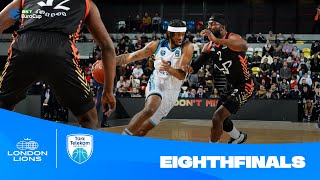 London LionsTurk Telekom Ankara  Eighthfinals Highlights  202324 BKT EuroCup [upl. by Rfinnej]