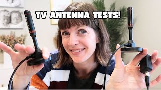 Testing  Comparing 2 Fowod Digital TV Antennas [upl. by Maire]