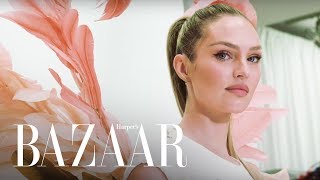 Candice Swanepoels 2018 Victorias Secret Fashion Show Fitting  Harpers BAZAAR [upl. by Roshan822]