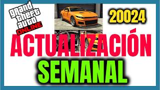 😎NUEVA SEMANA de BONIFICACIONES GTA 5 ONLINE HOY DESCUENTOS REGALAN DINERO 2024 [upl. by Asalocin]