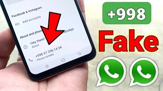 Fake whatsapp kaise banta hai  How to create Fake WhatsApp account 2024 [upl. by Todd637]