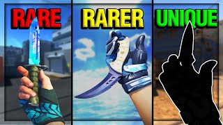 The RAREST KNIFE amp GLOVES COMBOS In CS2 ALL BUDGETS [upl. by Poppy]