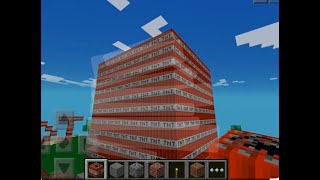 Minecraft Tnt live Tower building Part 4 [upl. by Barthold362]