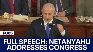 FULL SPEECH Israeli Prime Minister Benjamin Netanyahu makes address to Congress [upl. by Pinchas]