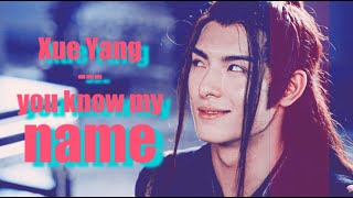 xue yang  now you know my name the untamed FMV [upl. by Gebhardt]