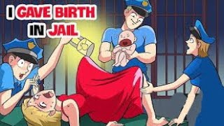 How I gave birth in Jail  Animated stories  AD Anime Story [upl. by Letsyrk752]