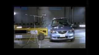 Crash test Mazda 2 2003 [upl. by Remot]