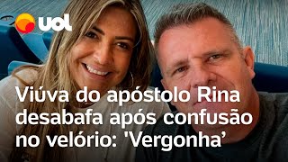 Viúva do apóstolo Rina diz que cristãos são uma vergonha após briga por liderança na Bola de Neve [upl. by Aielam]