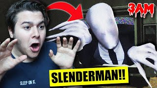 GECE 3te SLENDER MAN BENİ KAÇIRDI  GERÇEK HAYATTA Slenderman Görüntüleri [upl. by Wilfred]