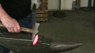 Forging the Bowie Knife Tip  J Neilson [upl. by Eusebio]