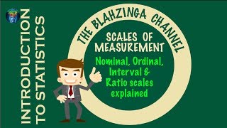 Scales of Measurement Nominal Ordinal Interval and Ratio scales explained [upl. by Narrad]