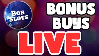 BOB amp TOM  WEDS AM LIVE BONUS BUY SESSION ON ROLLETTO  SUBSCRIBE  Big Win Online Slots Stream [upl. by Danziger364]