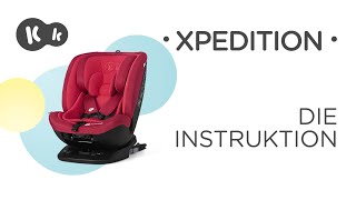 Wie wird der drehbare Kindersitz XPEDITION von Kinderkraft installiert  Montageanleitung [upl. by Pinette]