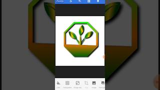 New simple logo design in Pixellab tree logoshorts logoshorts [upl. by Haraz]