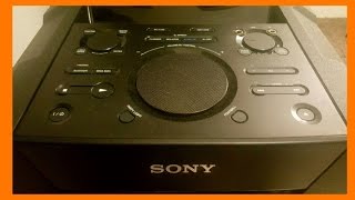 Sony MHCGT5D Sistema de audio en casa con karaoke [upl. by Belford]