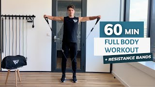 FULL BODY Session With RESISTANCE BANDS  SMARTWORKOUT [upl. by Nipsirc]