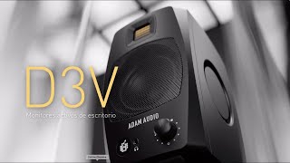 D3V  LOS NUEVOS MONITORES DE ESCRITORIO DE ADAM AUDIO [upl. by Lunseth132]