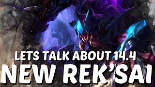 Topsai Players Thoughts on Upcoming REKSAI CHANGES on 144 [upl. by Iemaj620]