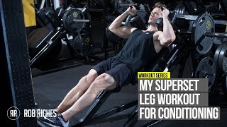 Superset Leg Workout  Hit Your Quads Hams amp Calves in ONE SESSION [upl. by Michale]