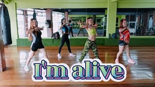 Im Alive  Celine Dion  dance workout remix [upl. by Tirrej33]