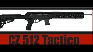 Revision CZ 512 TAC Rifle 22 Mag semiautomatico [upl. by Atilrahc]