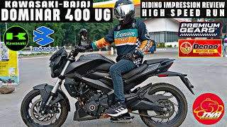 Kawasaki Bajaj DOMINAR 400 UG High Speed Run  Riding Experience Review Pros amp Cons [upl. by Threlkeld]