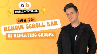 How to Hide Any Scroll Bar From a Repeating Group in Bubbleio [upl. by Tillinger]