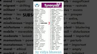 very very important Synonyms englishgrammar antonyms synonyms [upl. by Lacram]