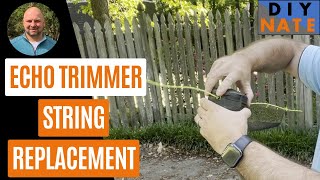 Quickly Replace Line on Echo String Trimmer Load String Fast on Echo Gas Weedwacker PAS225 [upl. by Fawne168]