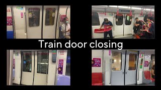 Train door closing compilation part 4 [upl. by Bandur]