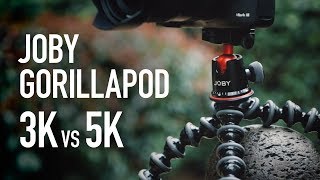 Joby Gorillapod 3K vs 5K  Which one should you get [upl. by Esertak]