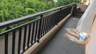 Balcony railing design DIY railing at cheap price simple balcony railing Mild steel railing [upl. by Nowujalo]