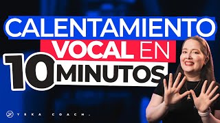 CALENTAMIENTO VOCAL INTENSO DE 10 MINUTOS  YEKA COACH [upl. by Ahsia]