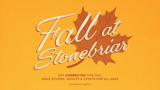 This Fall at Stonebriar  Stonebriar Minute August 4 2024 [upl. by Ahsilat]