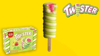 Twister Mini Ice Cream Lolly Unboxing Pineapple Strawberry amp Lemon 8x Multipack [upl. by Behl]