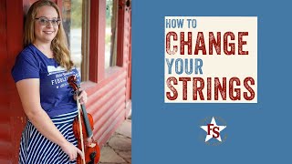 How to Change Violin Strings  Easily Put New Strings on Your Fiddle [upl. by Giulio]