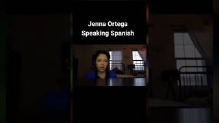 JENNA ORTEGA SAYING ON SPANISH ❤️‍🔥💥 [upl. by Anerehs667]